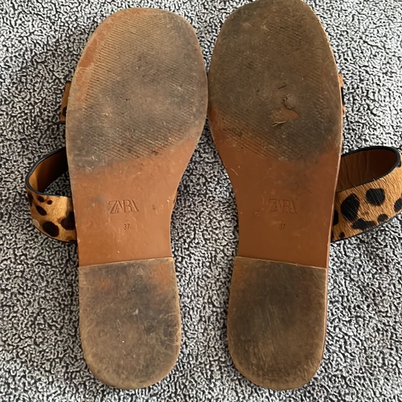 Zara Animal Print Sandal - Picture 2 of 3